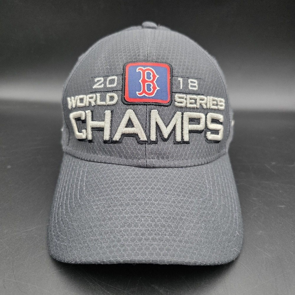 Official New Era 2018 Boston Red Sox World Series Champs On-Field Hat‎ Black MLB
